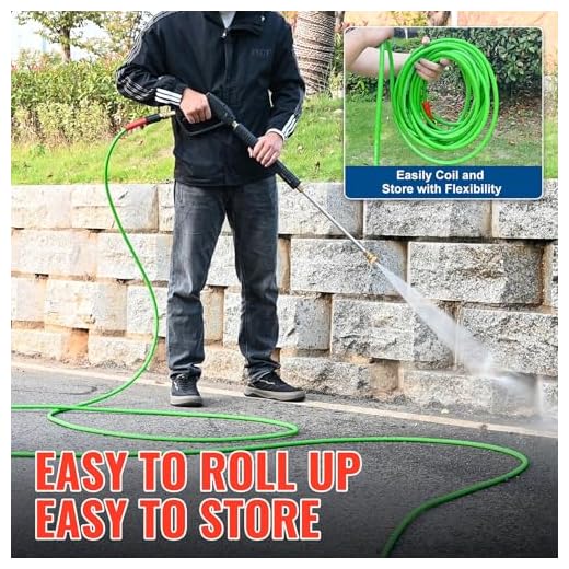 YAMATIC 40FT Flexible Pressure Washer Hose