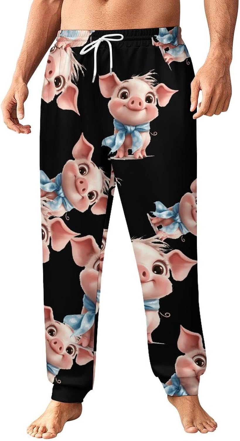 Pigs Piggy Men's Pants Athletic Workout Sweatpants Jogger Casual Pant for Sports Home