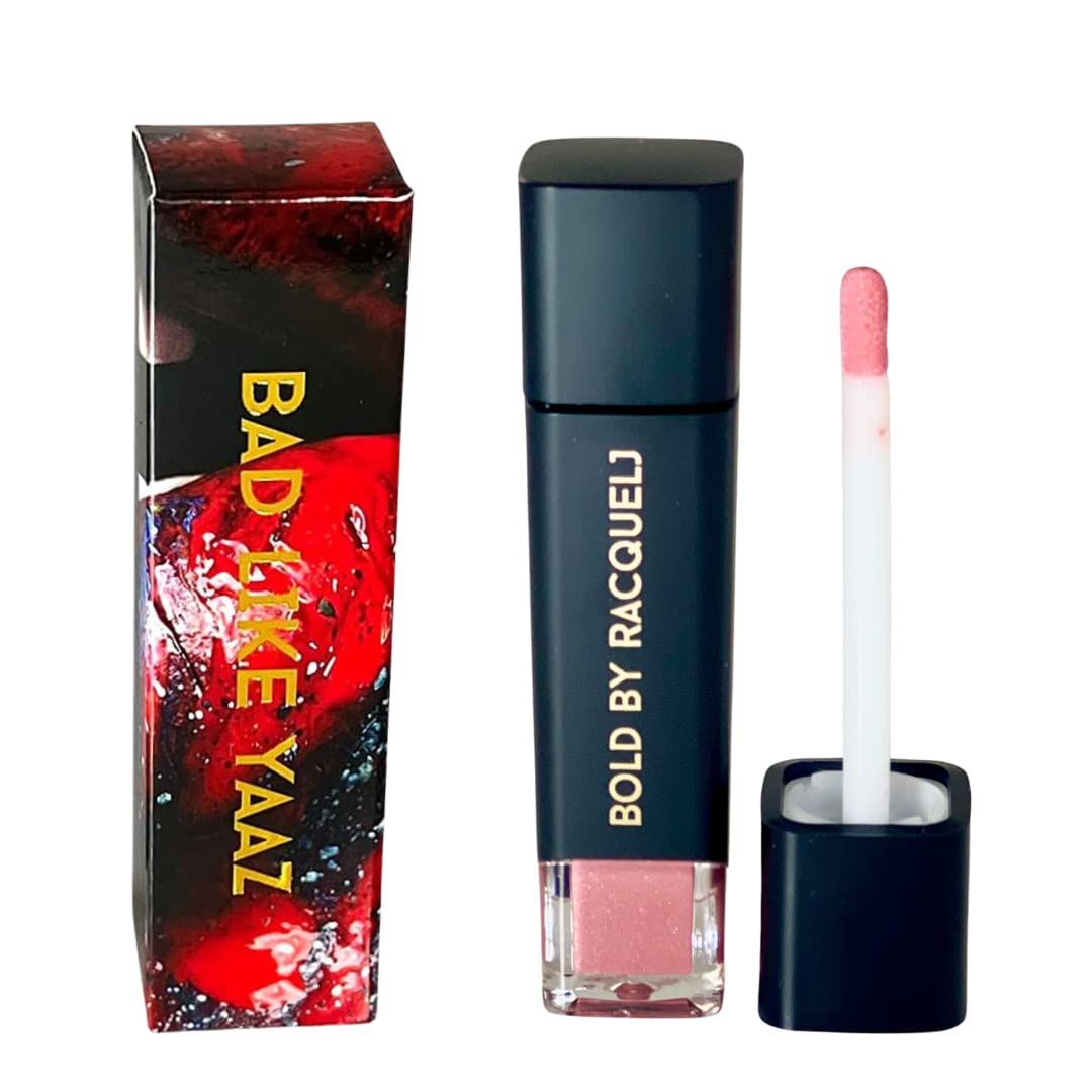 Bold by RacquelJ Soft Pink Lip Gloss Non-Sticky Shine Hydrating Long-Lasting Shimmer Cruelty-Free Silky Becca