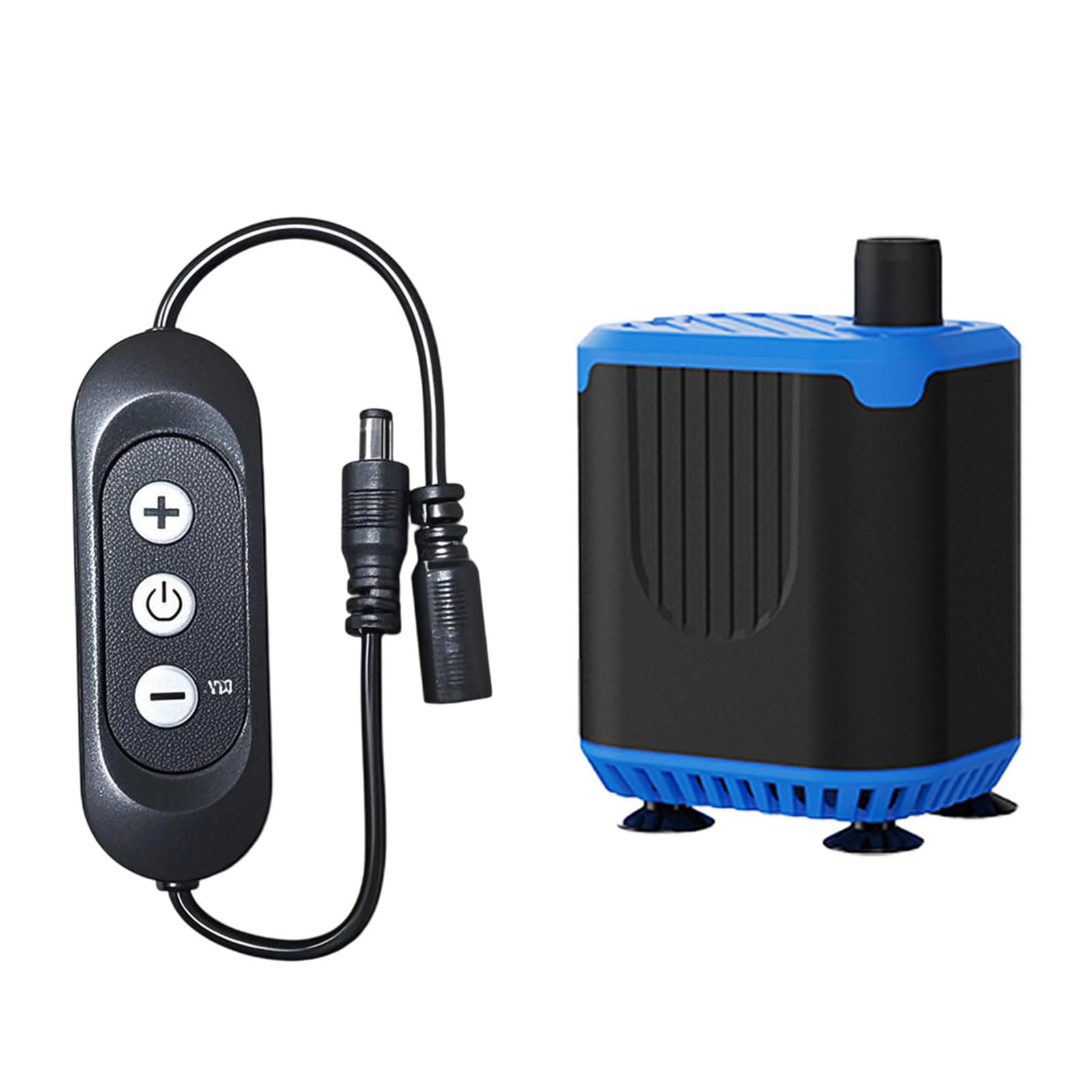 Submersible Aquarium Water Pump with Easy Control, 4 Adjustable Flow Rates for Aquarium, Fresh and Saltwater Circulation, Quiet Aquarium Pump