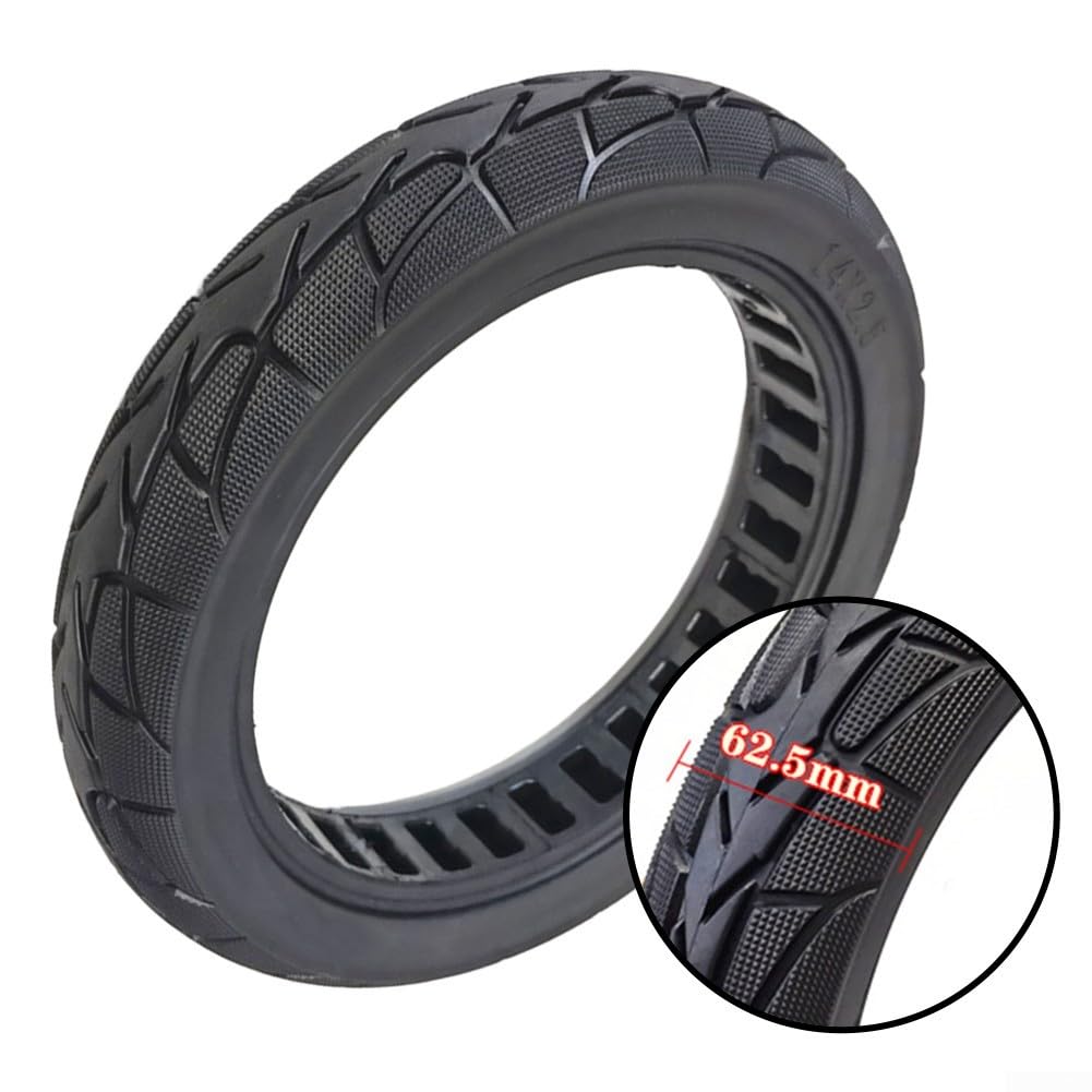 Pneumatico solido per bicicletta 14x2.5 Pneumatico airless 14 pollici a prova di esplosione pneumatico anti-foratura per bici elettrica