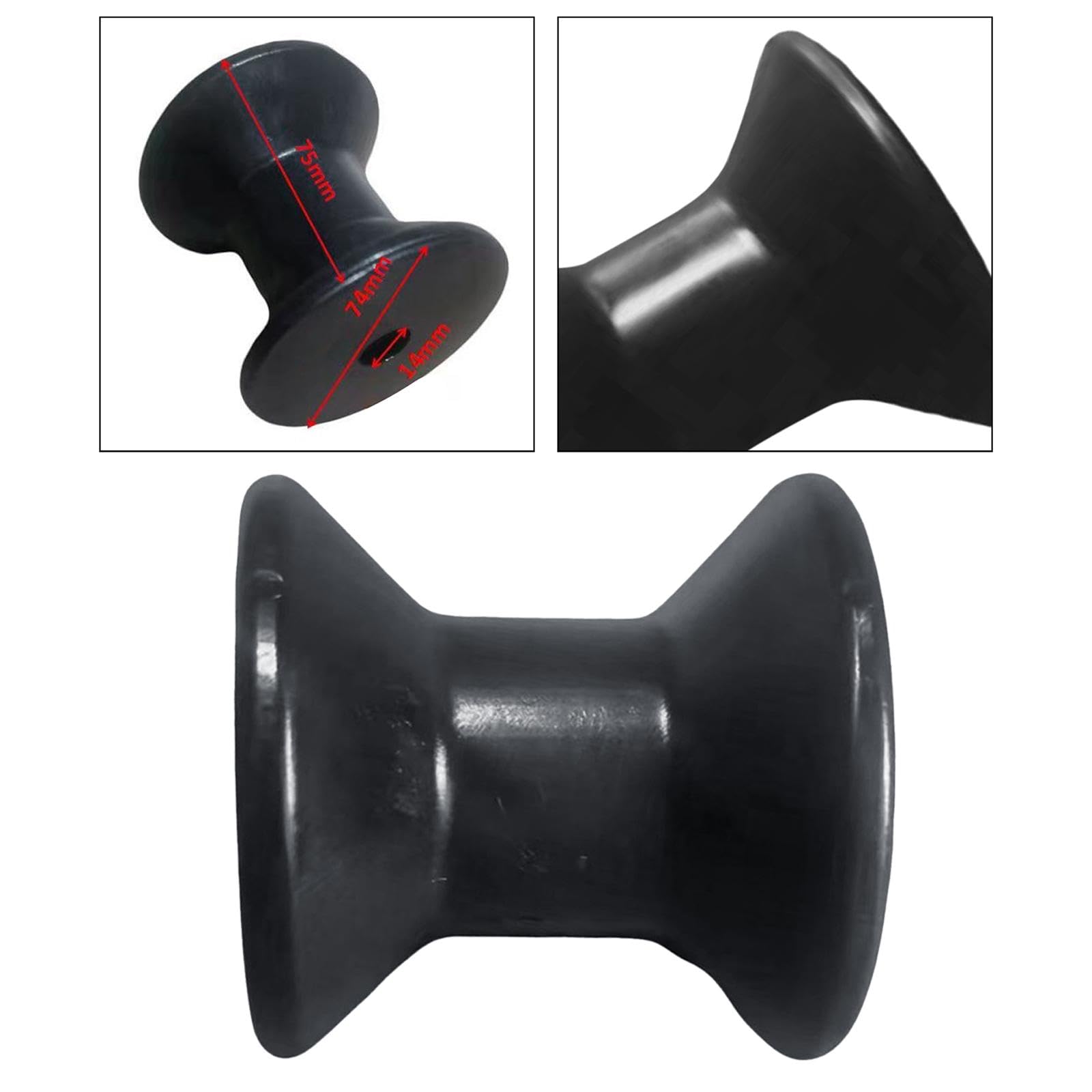 Rouleau De Remorque De Bateau 6 Pouces En PU Robuste - Protection Quille Marine