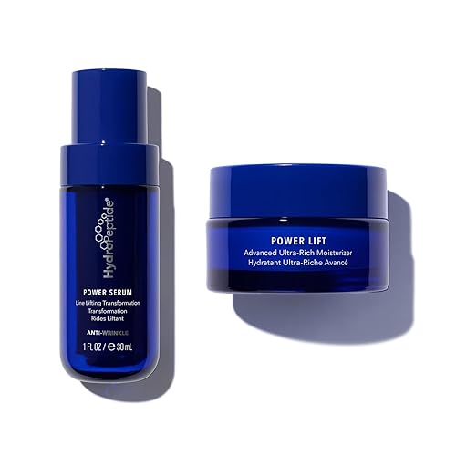HydroPeptide Power Serum and Power Lift Ultra-Rich Moisturizer Bundle, (1 onza cada uno)