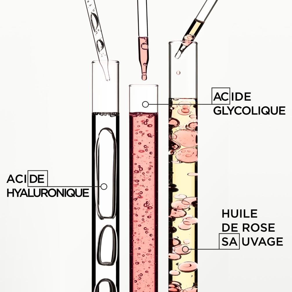KÉRASTASE Gloss Absolu - Anti-Frizz Glaze Milk - Spray Disciplinant tout-en-1 - Acide Hyaluronique, Acide Glycolique et Rose Sauvage - Cheveux Longs et Sujets aux Frisottis