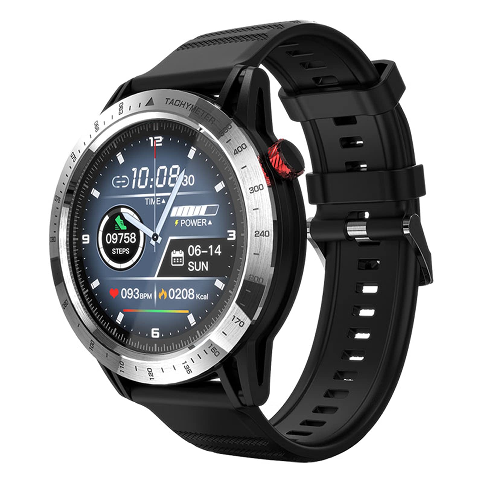 LOKMAT Comet Full Touch Screen Sports Smart Watch Waterproof Fitness Tracker Heart Rate Smart Watch 