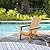 Yaheetech Folding Adirondack Chair Set of 2 Outdoor, 300LBS Solid Wood Garden Chair Weather Resistant, Fire Pit Lounge Chairs for Garden/Yard/Patio/Lawn, Natural Wood