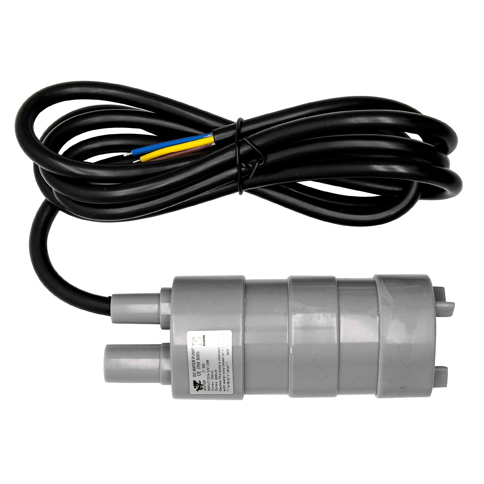 TOTMOX Mini Portable Submersible Water Pump 12V Diaphragm Small Electric Sump Pump Toilet Pump for Caravan RV Marine Fishing Boat