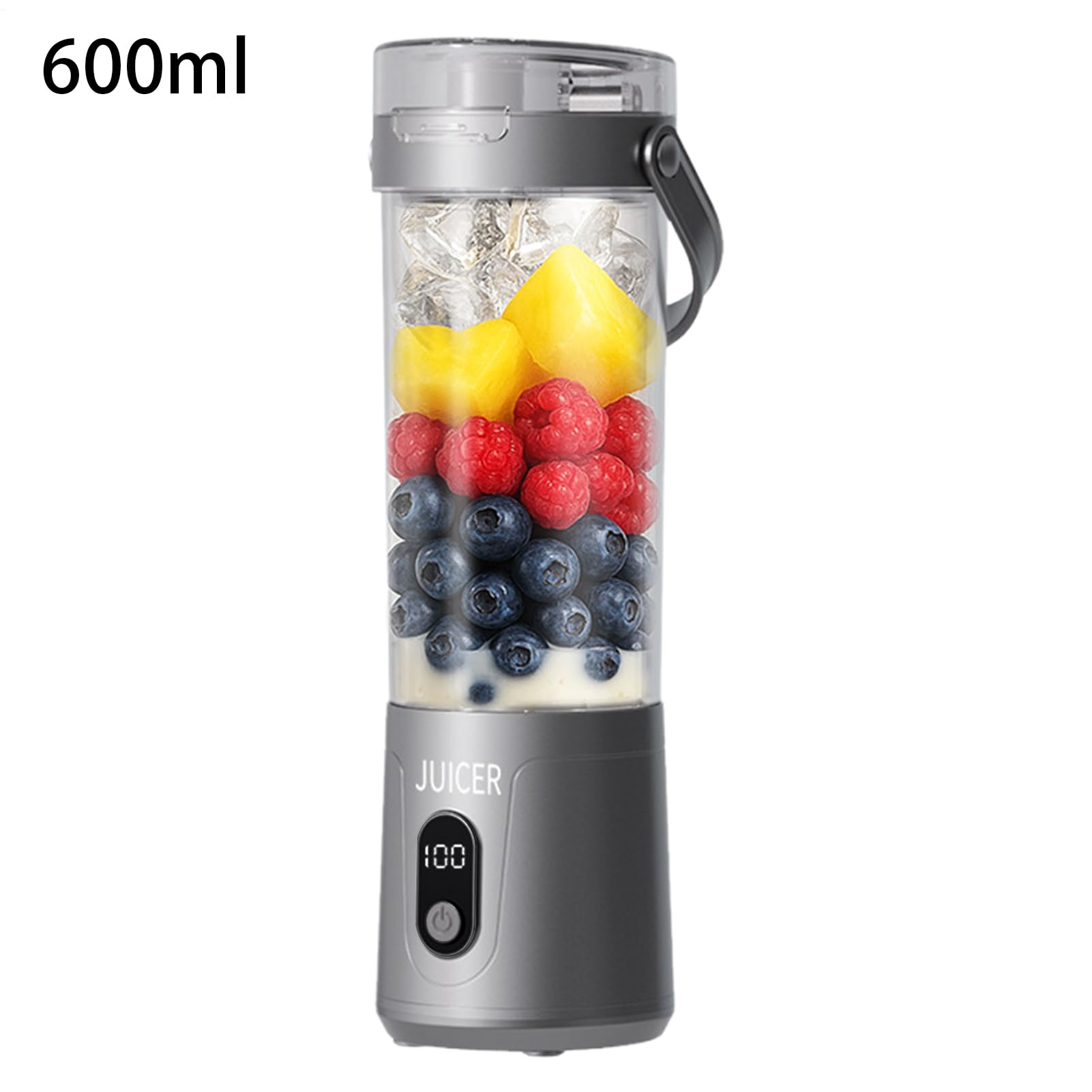 Centrifuga,Macchina per succhi di frutta e verdura | Dispositivo da cucina portatile con schermo digitale per succhi di agrumi verdure e bevande