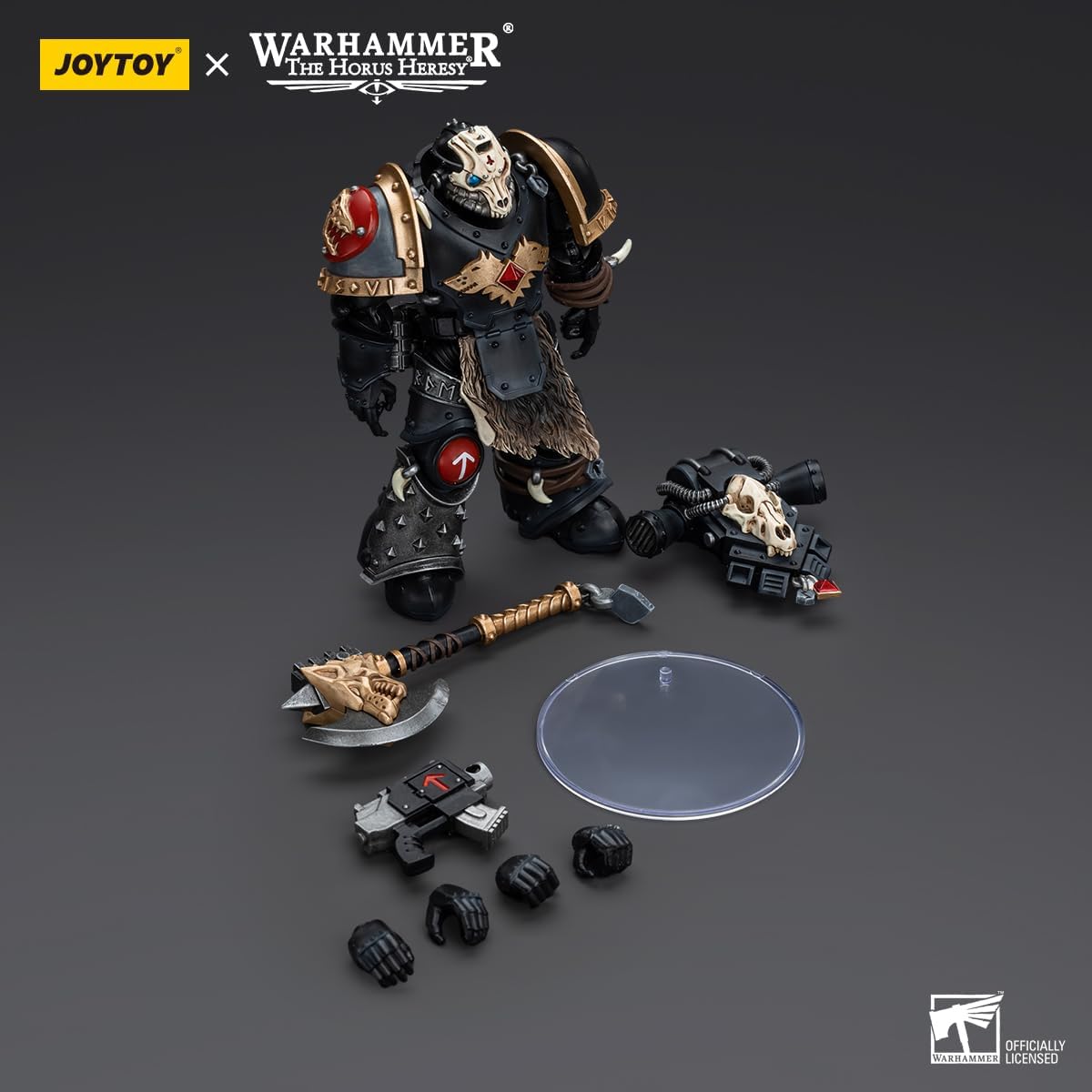 JOYTOY 1/18 Action Figures - Warhammer The Horus Heresy Space Wolves Deathsworn Pack - 5PCS/5‘’,Classic Character,Collectible,Age 15 and Above