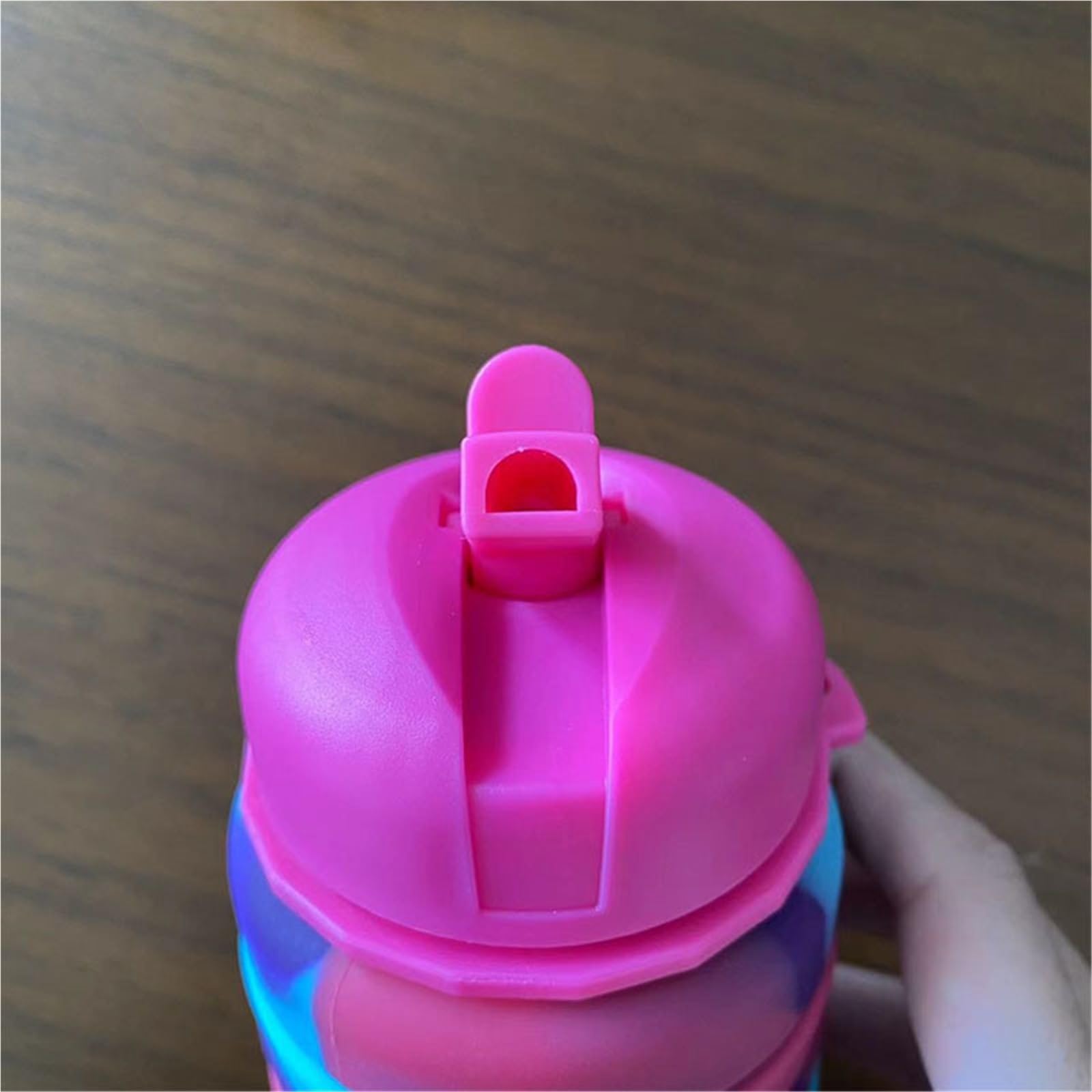Gobelet pliable Gobelet en silicone Tasse d'eau pliante en Silicone, bouilloire Portable et créative for le cyclisme, sport l'extérieur(Green)