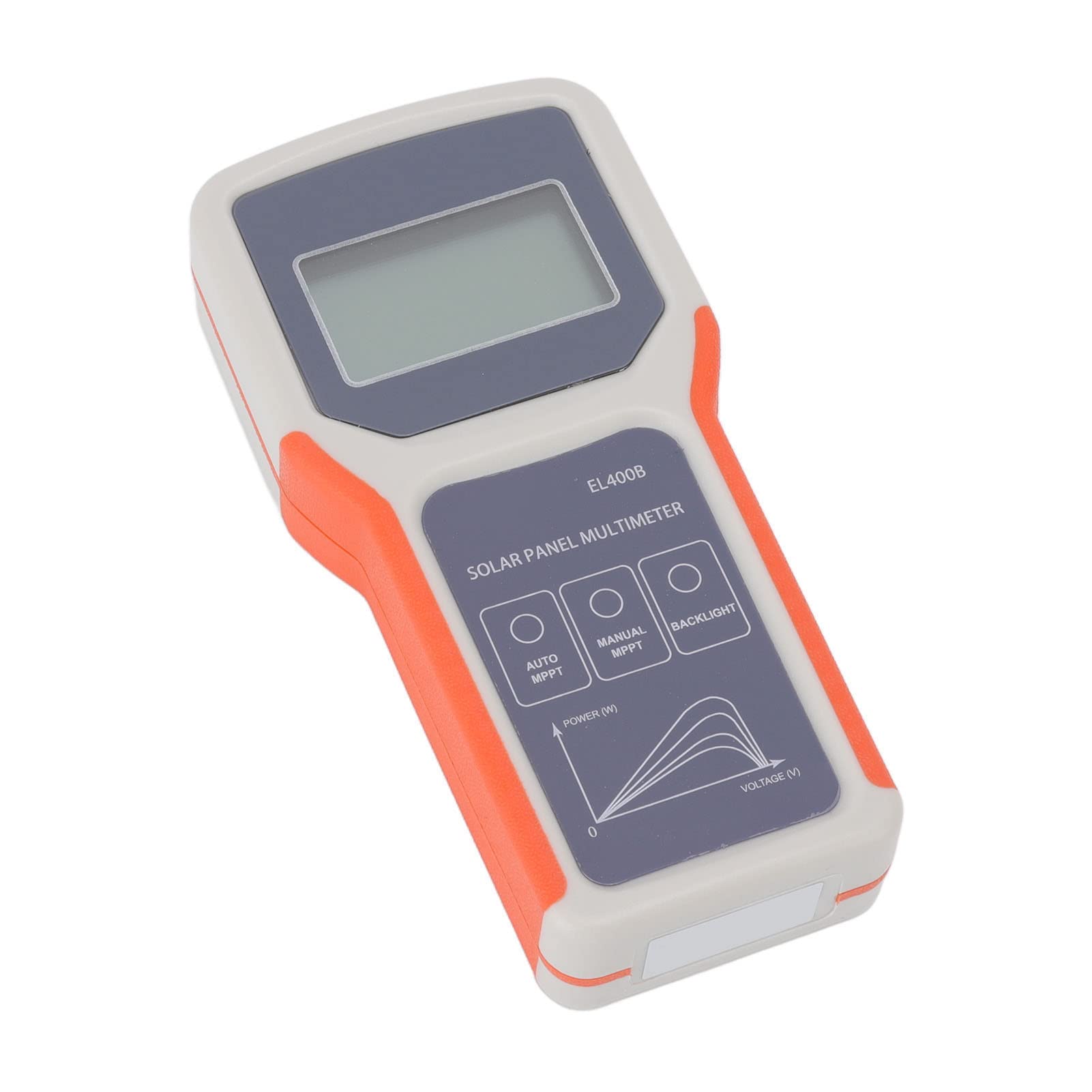 Yctze Multimetro per Pannelli Solari LCD Aggiornato con Retroilluminazione - Tester MPPT Multifunzionale per Pannelli Fotovoltaici, Supporta 12-60 V, -20 A, Sovratensione/corrente