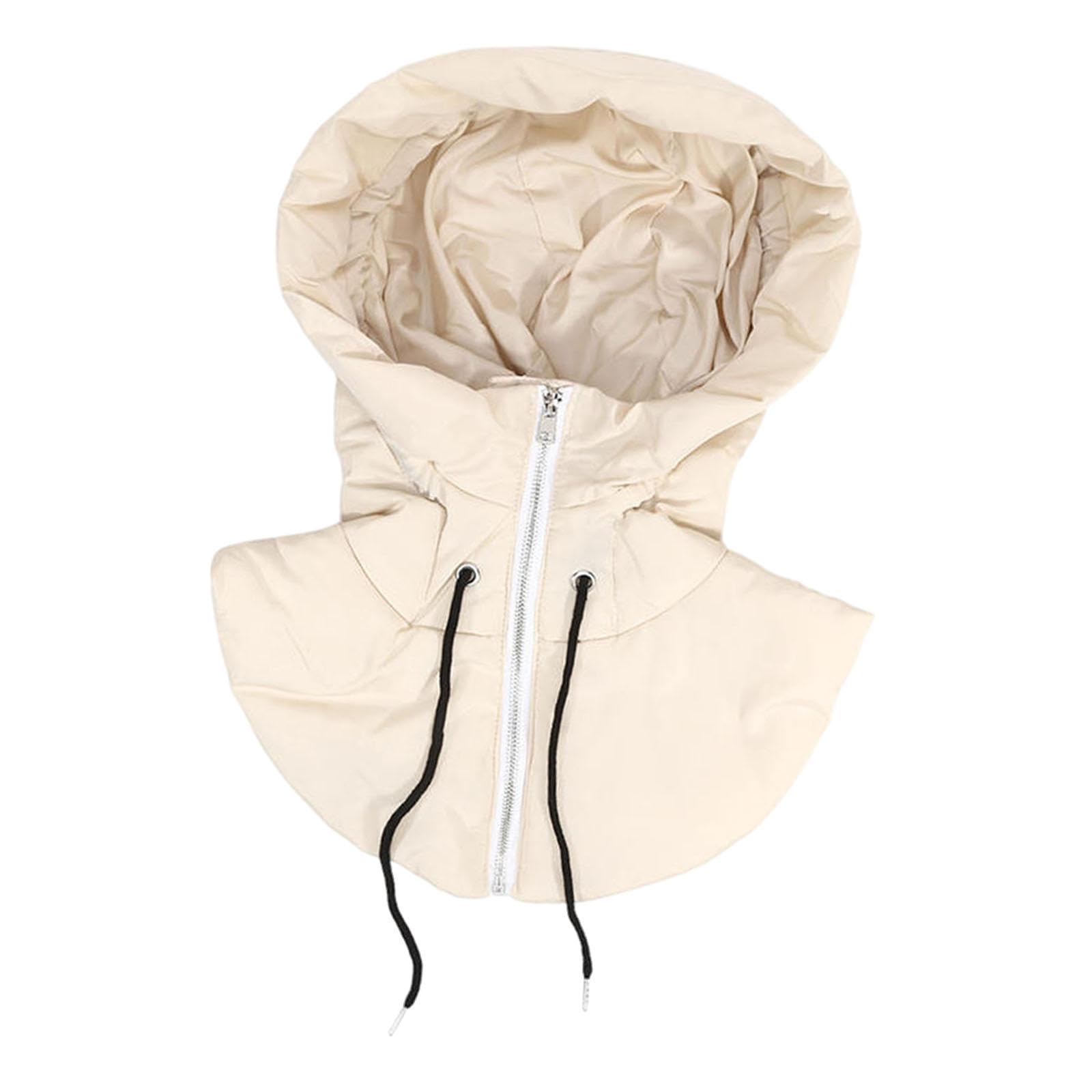 Hooded Fake Collar Hooded Vest Top for Women Men Lightweight Detachable Vest White Clothing Shoes & Accessories | Other Clothing Shoes & Accessories-image-28