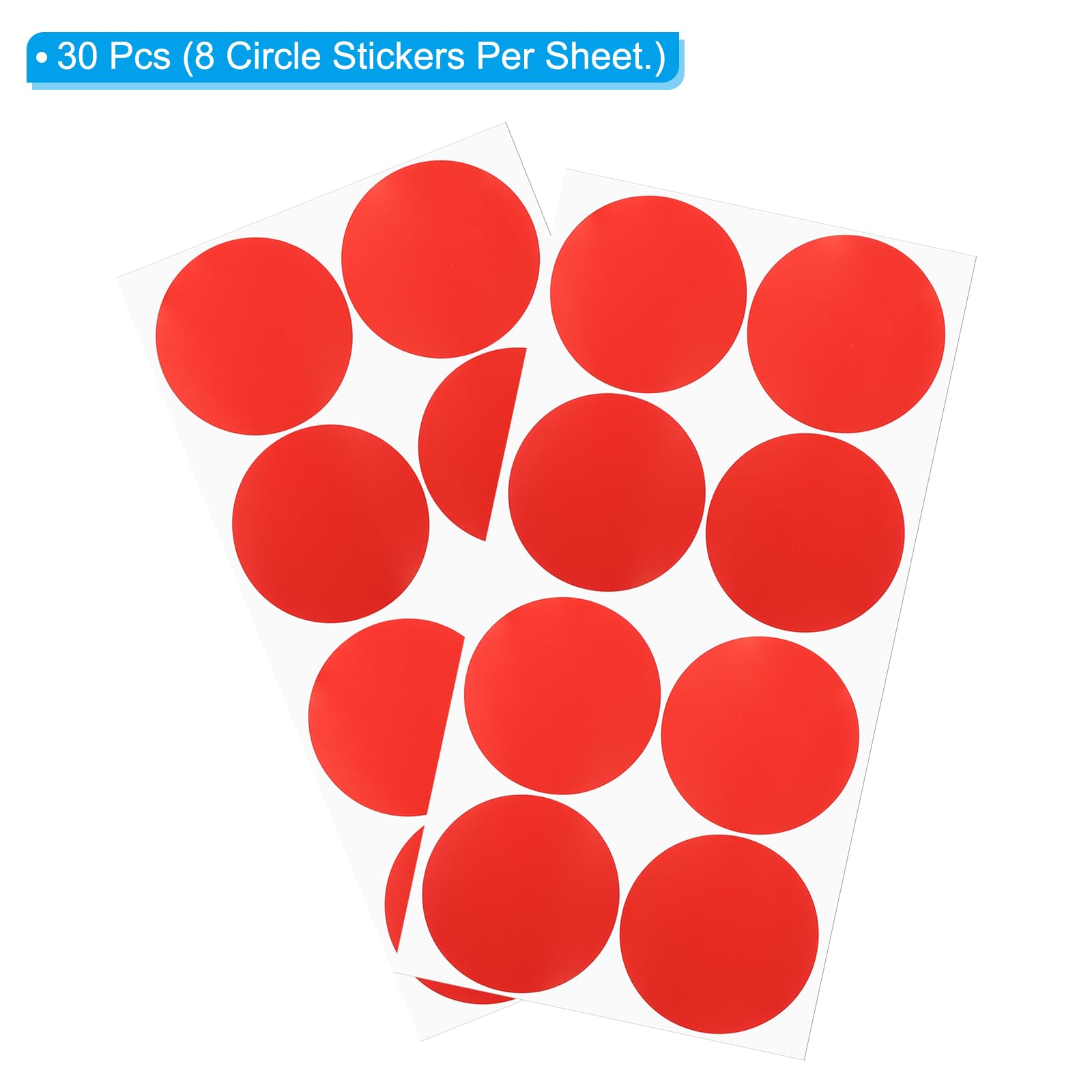 PATIKIL Round Colored Stickers 2" - Image 3