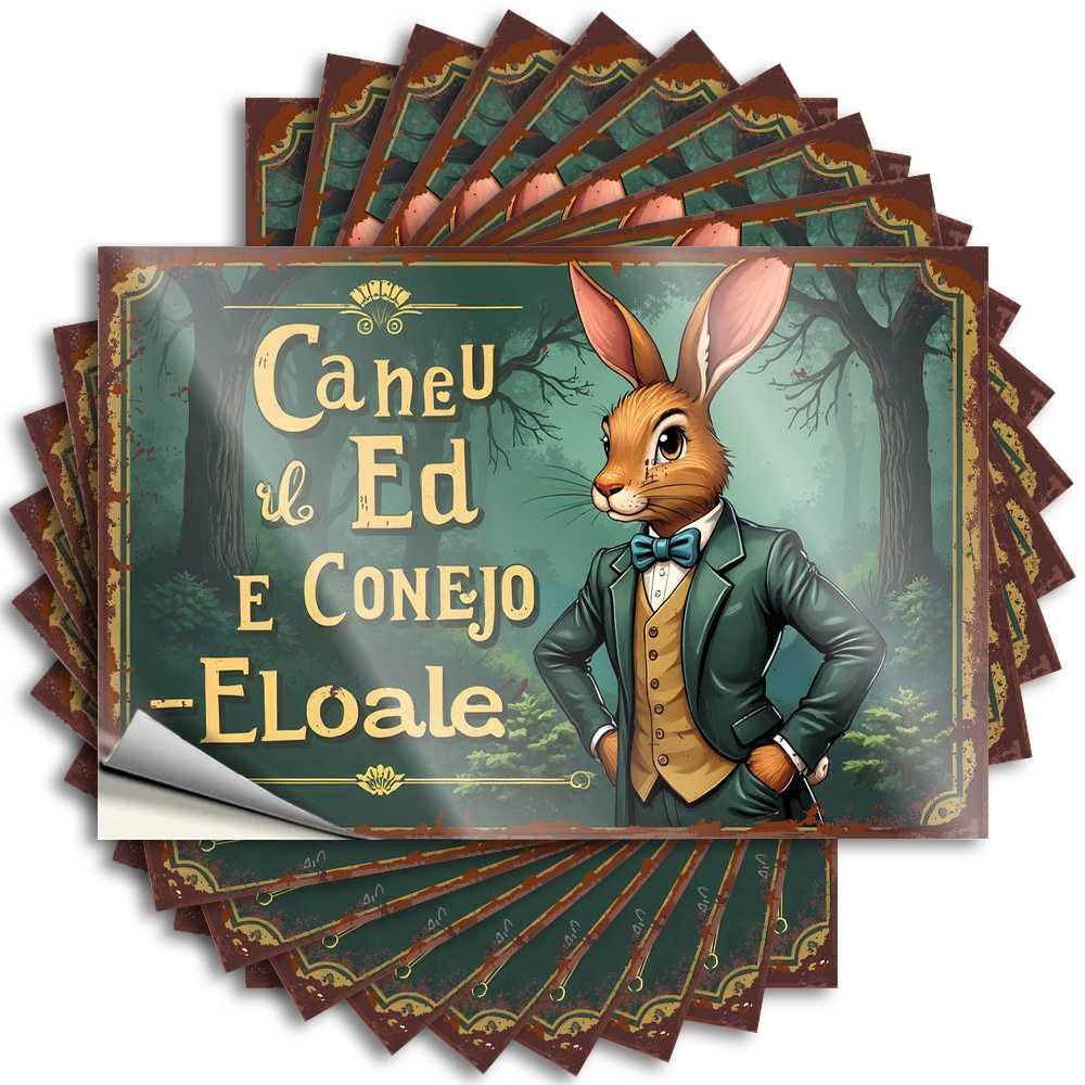 Fzfn Girls Colour Saying Must | Motivational Bumper Rabbit In Suit: A Forest Tale Of Fashion And Friendship For Dart(12X18cm)
