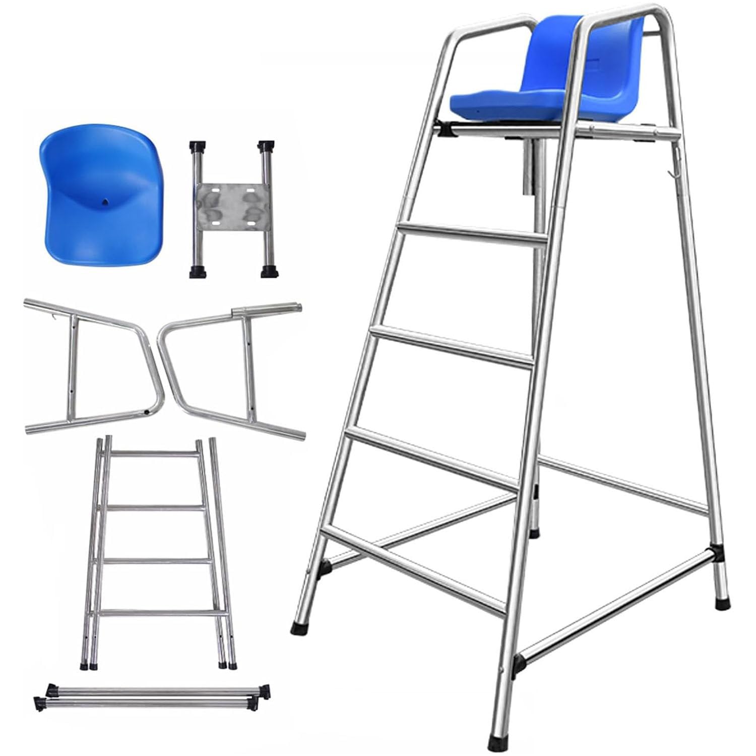 Chaise d'observation en acier inoxydable durable pour plage et grand bassin