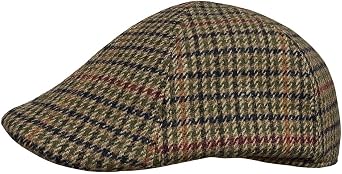 Broner Hemmingway Tan Check 6 Panel Pub Cap
