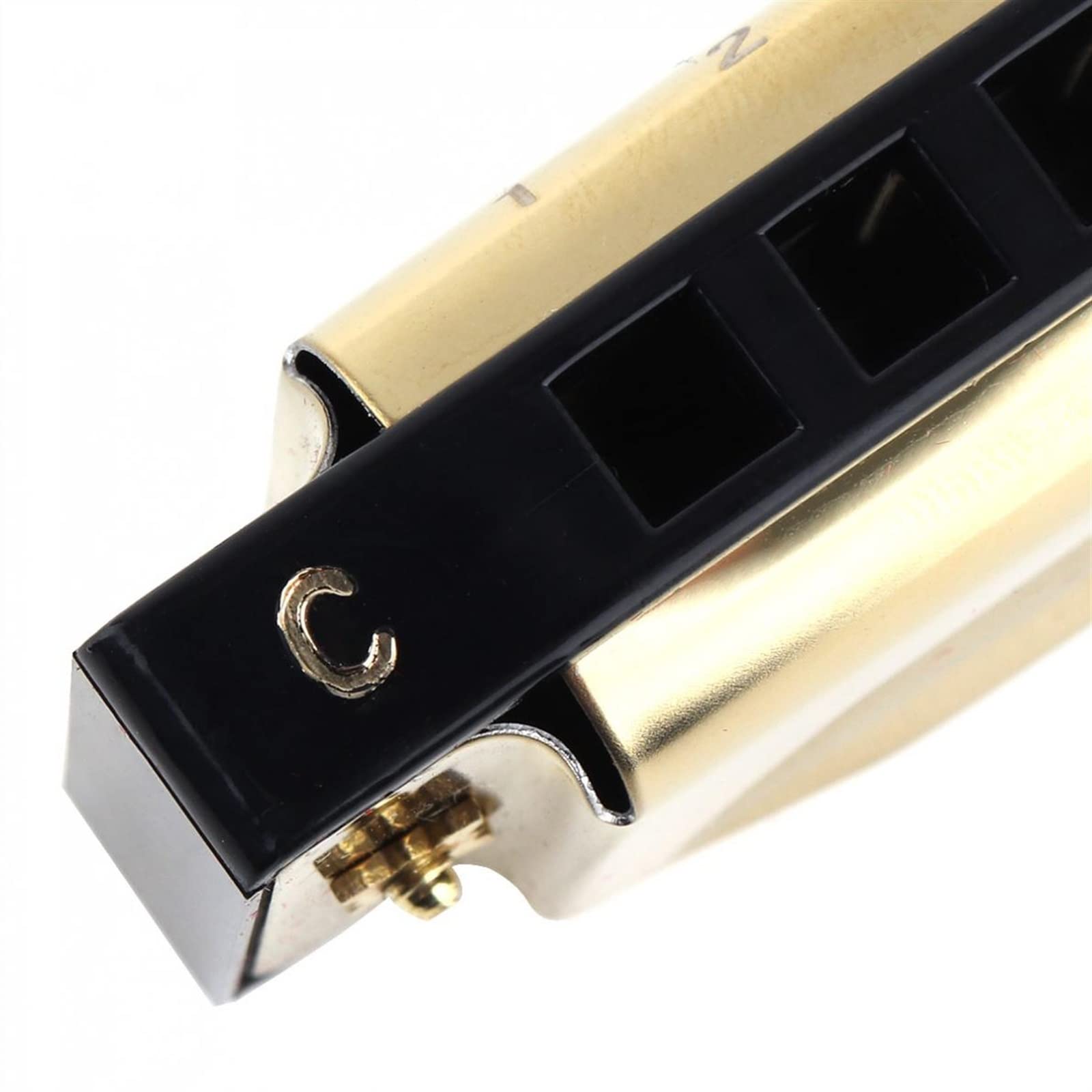 Acciaio Inossidabile 10 Fori 20 Toni Oro Opaco Armonica C Chiave Arpa Strumento Musicale A Bocca Armonica per Principianti