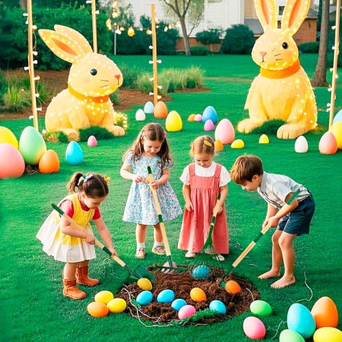 image for Duckura Kids Gardening Tools Set - 7pcs Garden Tool for Kids with Shov