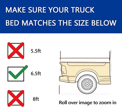 Vista 18 de Cubierta Lyon Camión Pickup Cama para Ford F150 Tonneau Cover Suave enrollado.