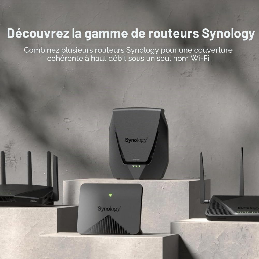 Synology MR2200ac Wireless Mesh Router,Black