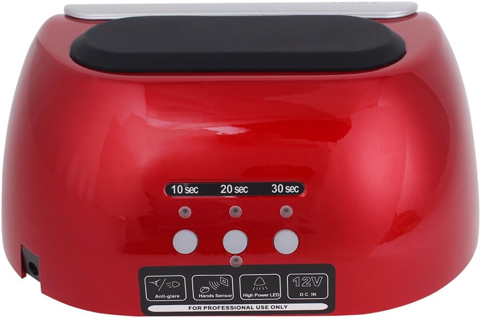 Ruilogod 48W CCFL LED de uñas rápido polaco UV Lámpara de cura secadora de gel AC100-240V