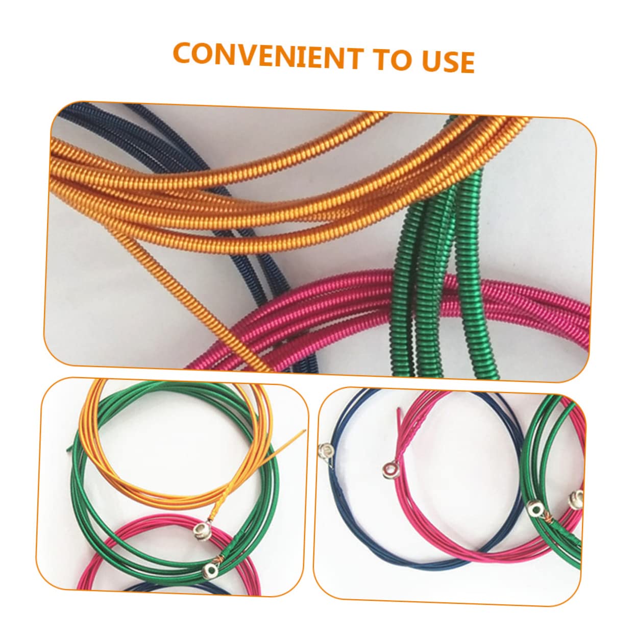 Abaodam 12pezzi Corde Per Chitarra Basso Elettrico Set Inossidabile Accessori Per Musicisti Principianti e Professionisti