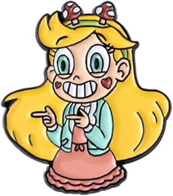 Star Butterfly Cartoon Character Metal Enamel Pin