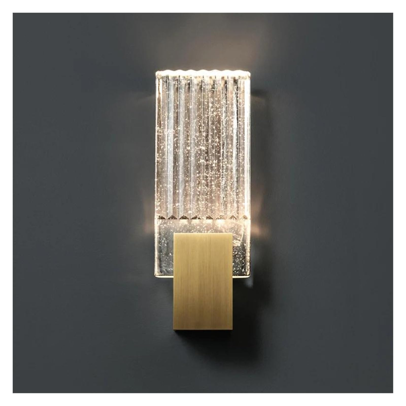 ZTCHSENZT Wall Sconces, Crystal LED Wall Light Fixtures Copper Parts Bedroom Living Room Bathroom Mirror Beside Lamp Nordic Wandlamp,C