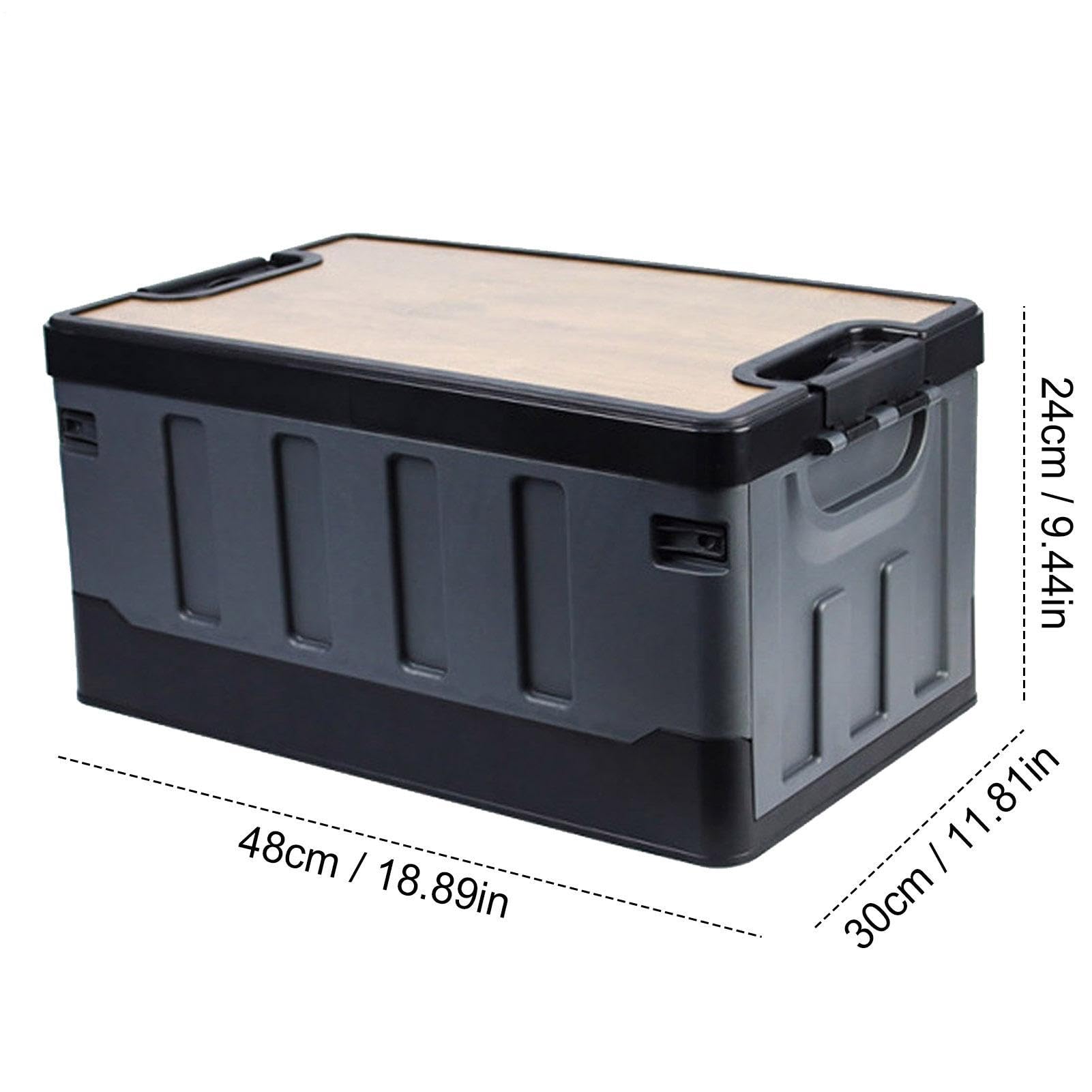Faltbare 35L Aufbewahrungsbox – Outdoor-Deck Box für Garten, Terrasse | Camping und Freizeit, Praktische Sitzbank mit Stauraum für Poolspielzeug, Werkzeuge und Kissen | Robuste Organisation für Auß