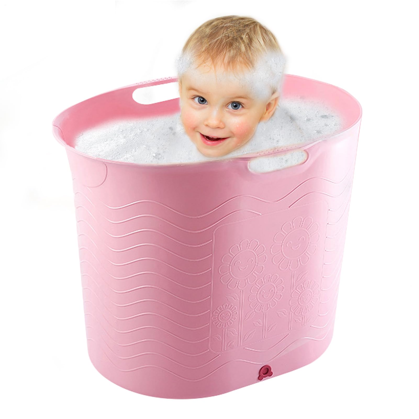 Duschbadewanne Für Kinder Zum Duschen Und Baden Tragbarer Badeeimer, | Sitzgelegenheit Badewannen-Zubehör Für Kaltwasser-Erholung, Eisbaden, Tragbar Für Drau