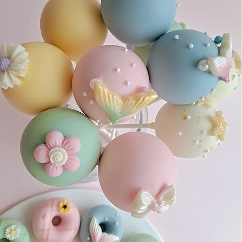 Miniatura 7 de Juego de 2 moldes para fondant de flores, moldes para decorar pasteles de chocolate floral para hornear dulces, mousse, galletas, adornos para