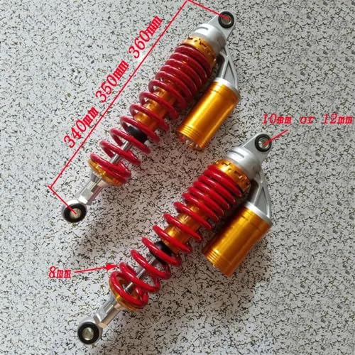 Amortisseur universel moto Yamaha 340mm à 360mm pour suspension de scooter et quad ATV - 3