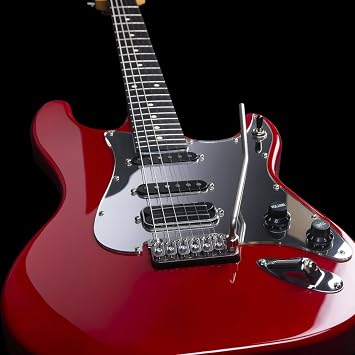 Godin Lerxst Grace Alex Lifeson Signature Electric Guitar - Grace Red with Vega Tremolo