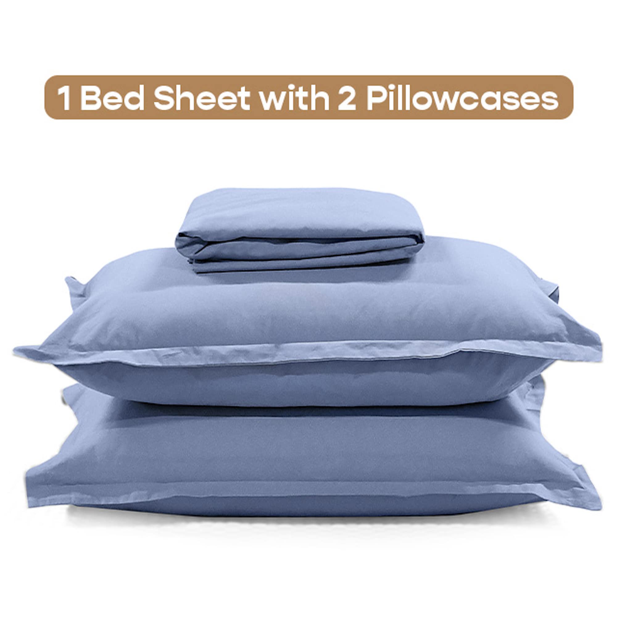 SleepyCat Cotton Bedsheet Set - Queen Size -5 SleepyCat Cotton Bedsheet Set - Queen Size -5