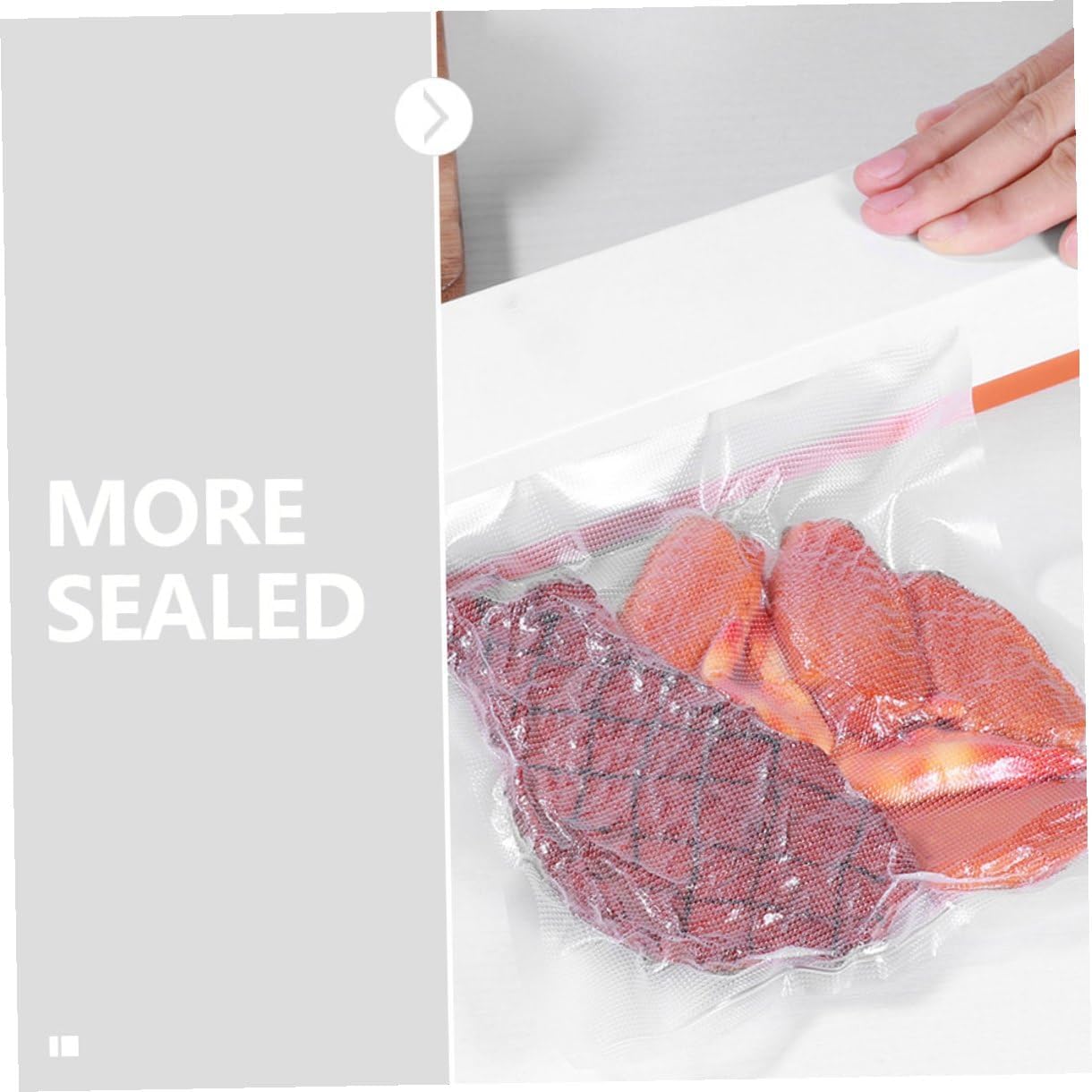 Vacuum Sealer Bags 2 Rolls 20x500cm Multi-function Food Storage Pouch with Textured Surface for Home Kitchen Food PackagingNO.5163