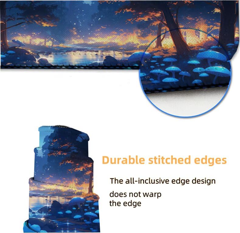 Tapis souris XXL imperméable et lavable pour améliorer la vitesse sur PC - 6