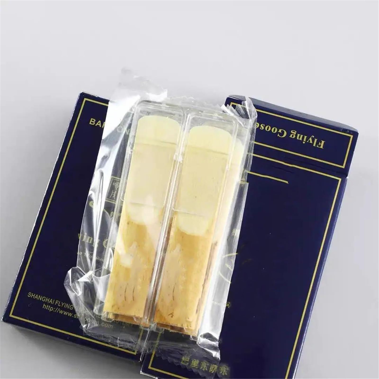 Profesjonalny Akcesoria do saksofonu Eb Baritone Sax Reed Box 6 Sztuk O Wytrzymałości 2,0 2,5 3,0(2.0)