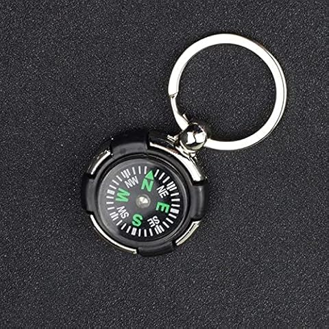 WWBMZ Super Mini Portable Travel Compass Keychain，Waterproof Compass，Travel Backpack Pendant，Suitable for Driving, Camping Outoor Survive, Hiking, Adventure. Cover