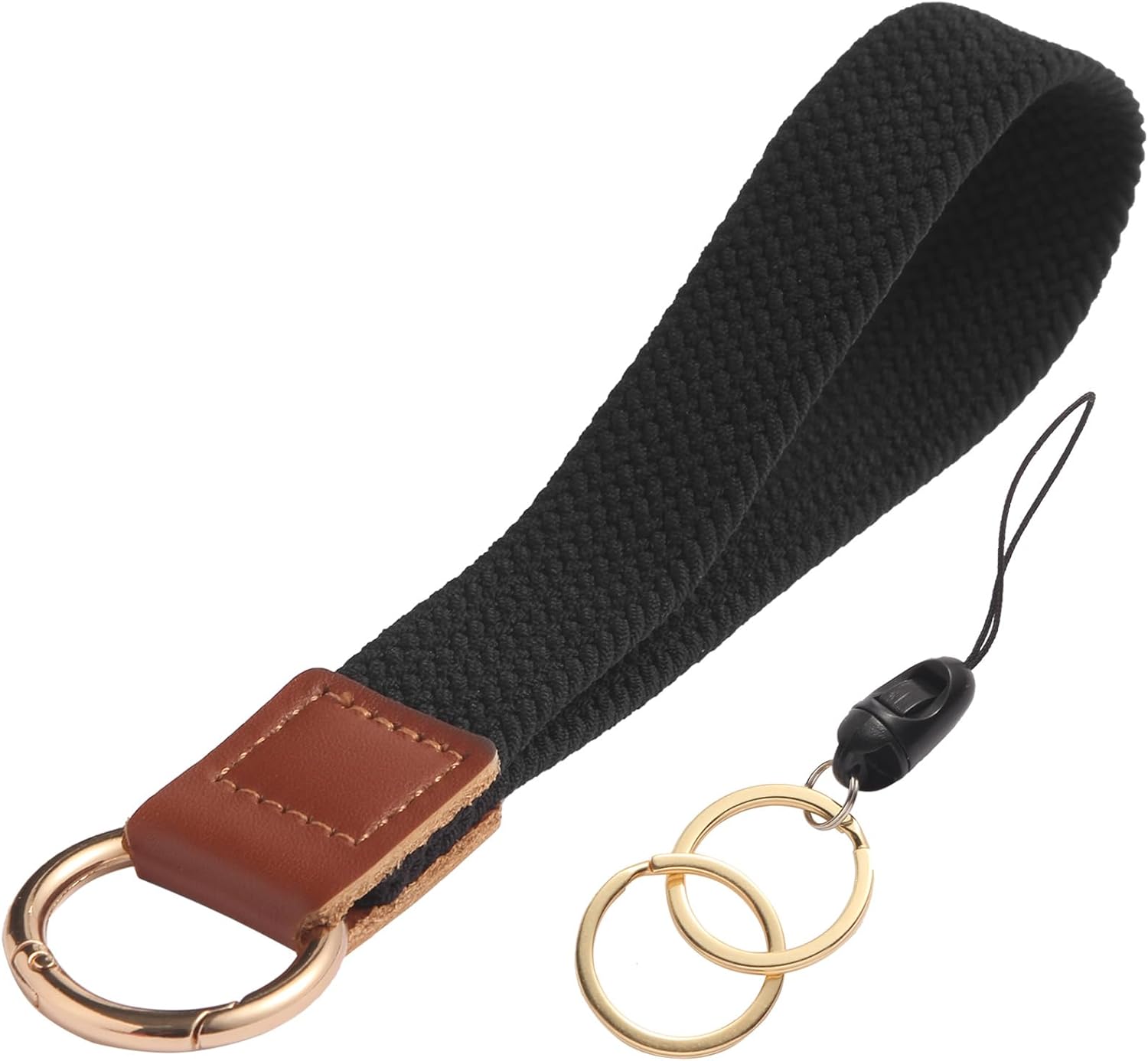 Stretchy Key Chain, Wristlet Strap for Women & Men, Hand