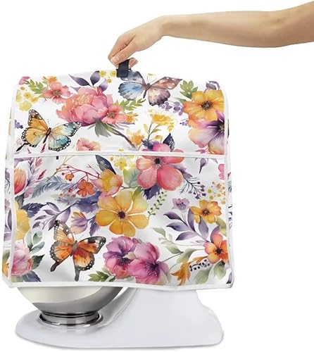 Miniatura 2 de Butterfly Kitchen Aid - Funda acolchada para batidora de pie, se adapta a todos los modelos de cabezal inclinable y elevador de tazón, tela de