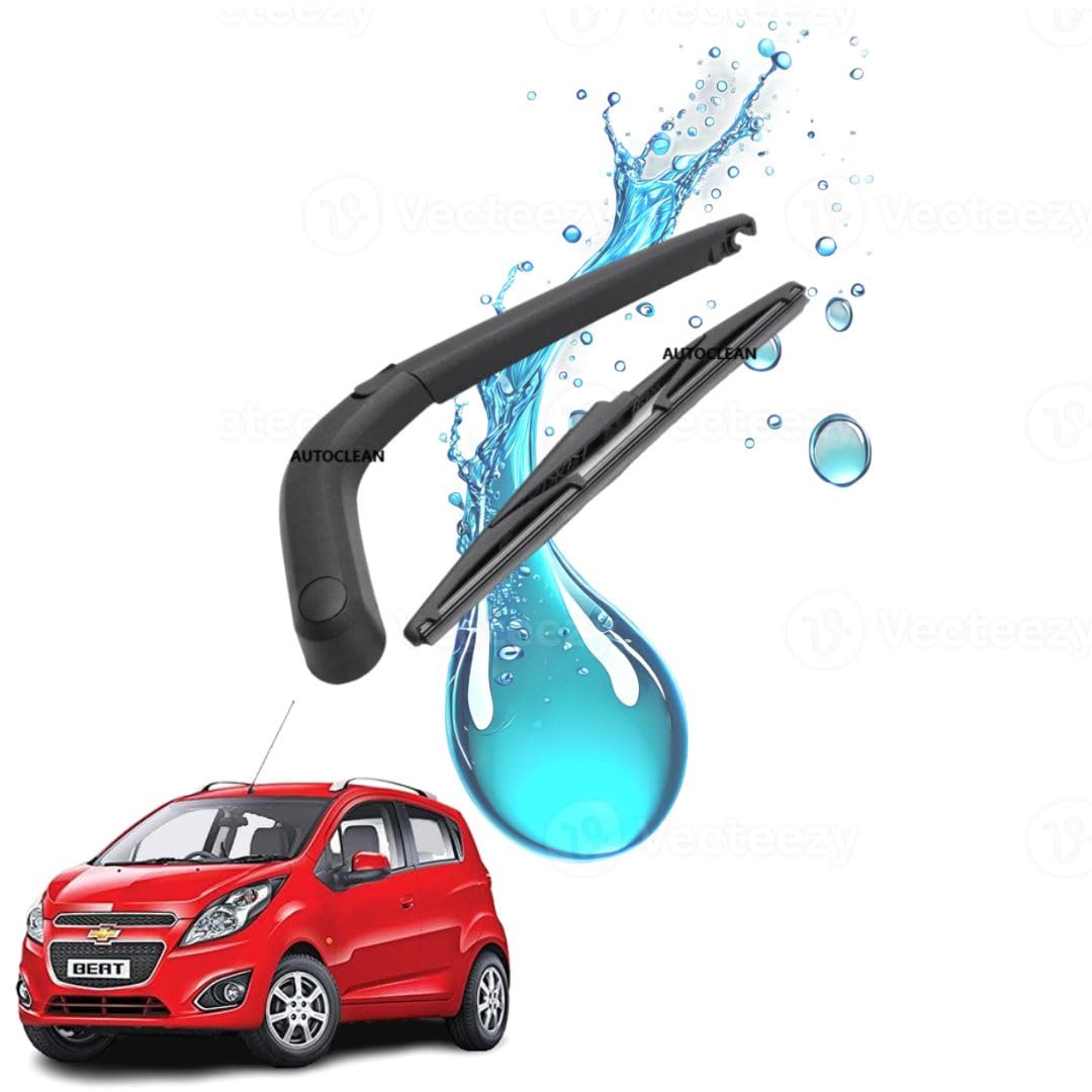 AutoClean Teflon Coated Rear Wiper Arm With Blade For Chevrolet Beat (Windshield Washer Tablet Free)