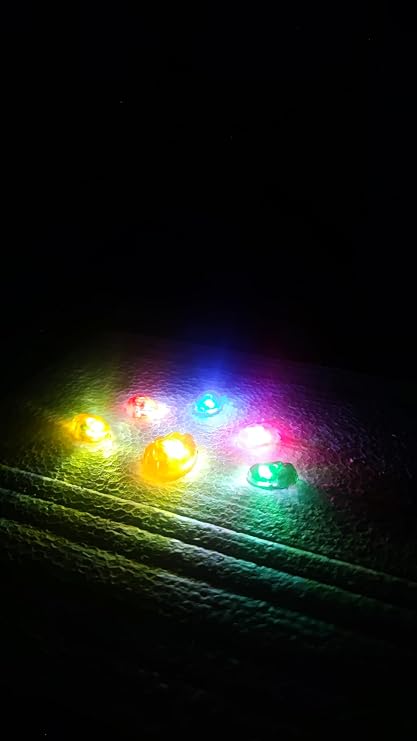 6PCS LED Infinity Gauntlet Replacement Gems