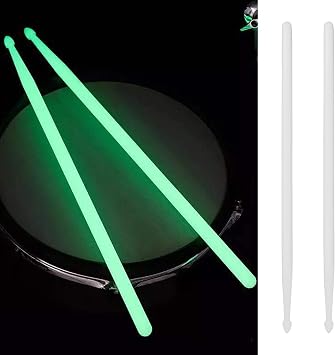1 Pair 5A Moustics Set Fluorescent Jazz Stick Stays In Dark Accessories Green