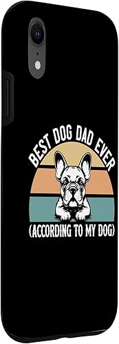 Miniatura 3 de French Bulldog Lover Best Dog Dad Ever Funny Pet Parent Gift Case for iPhone XR