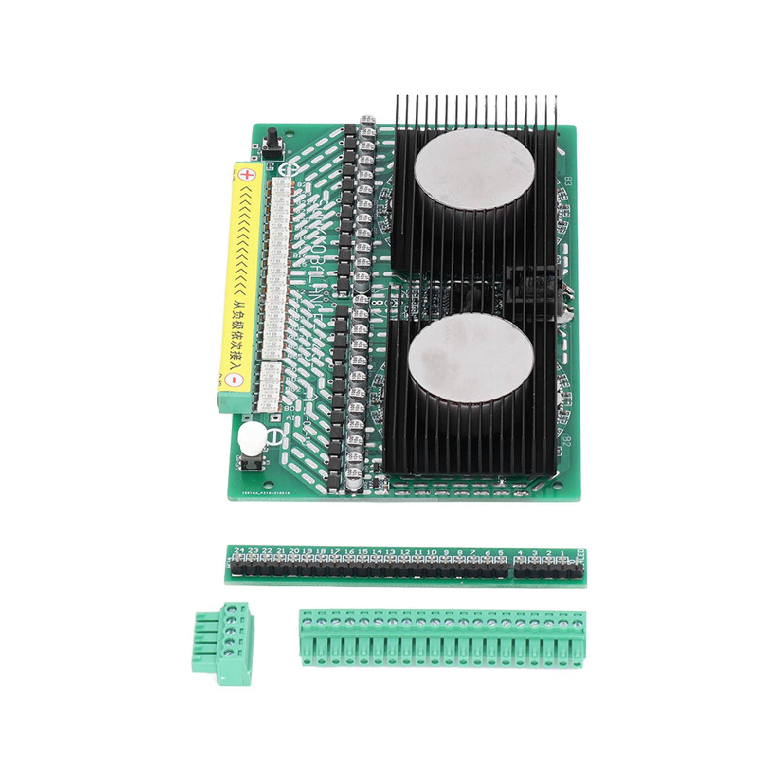 Yosoo Health Gear Bilanciatore Attivo Equalizzatore Attivo PCB da 4 a 24S 8A per Pacchi Batteria Al Litio con Controllo MCU Bilanciamento Manuale Automatico Spegnimento a Bassa Tensione per Utenti