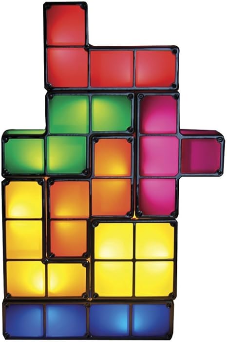 Amazon Co Jp Yiamiaブロックライト プレゼント 照明 インテリア ブロック デスクライト Tetris Light テトリスランプ ノベルティギフト Diy教育玩具 屋内家具装飾ライト ビルディングブロックの光の組み合わせ テトリス光 テトリスランプ Diyテトリスパズルは 夜の