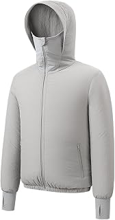 Chaqueta Protectora Solar UPF 50+ Sudadera con Capucha de Aire Acondicionado Ligera Mantente Fresco en Verano