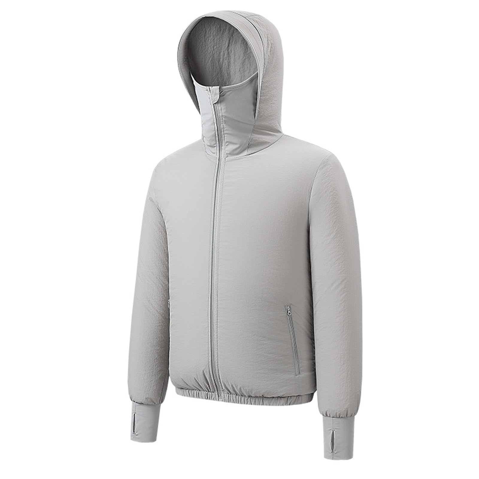 Chaqueta Protectora Solar UPF 50+ Sudadera con Capucha de Aire Acondicionado Ligera Mantente Fresco en Verano