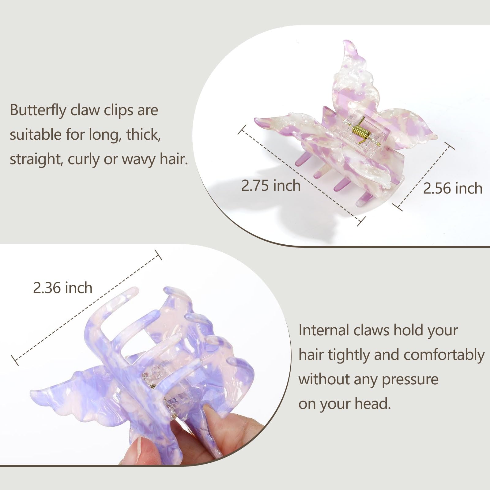Shinowa Butterfly Hair Clips - Image 4