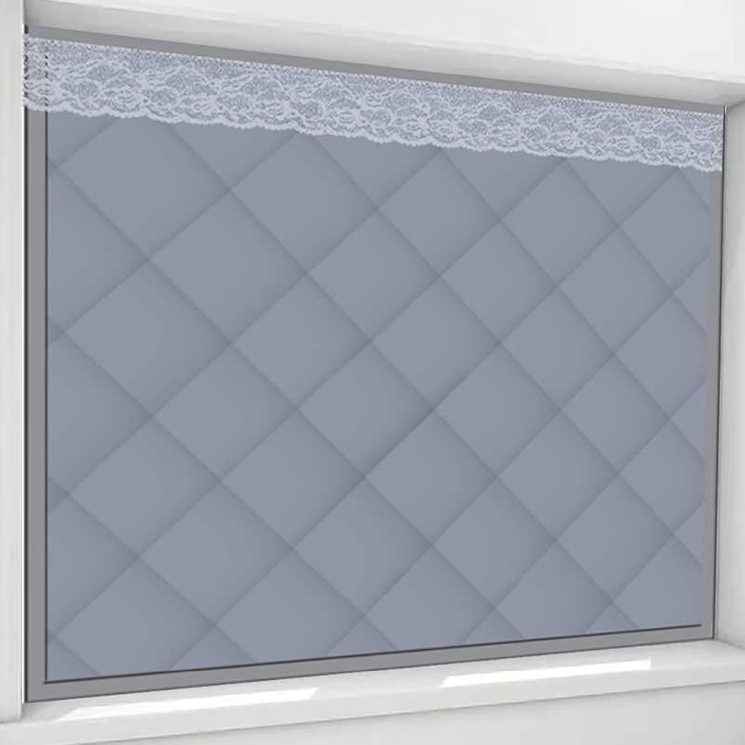 Weatherproofing Window Insulation Kits Cold and Noise Proof, Blackout Curtains Protecting Privacy, Window Insulation Temperature Protection Waterproof(Brown,150x100cm/59x39in)